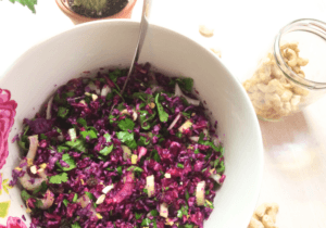 Tag 1 Abend: Cremiger Rotkohl