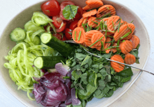 Tahini Karotten Bowl